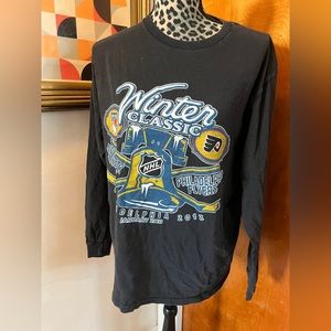 NHL 2012 Winter Classic rangers flyers Long Sleeve Tee